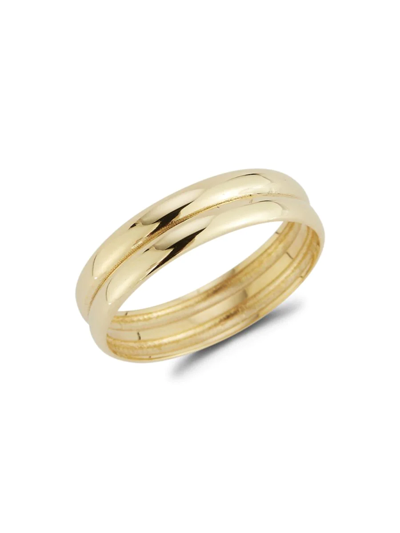 Saks Fifth Avenue Women's 14k Gold Double Band Ring