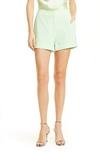 Cinq À Sept Elaine Shorts In Bright Mint