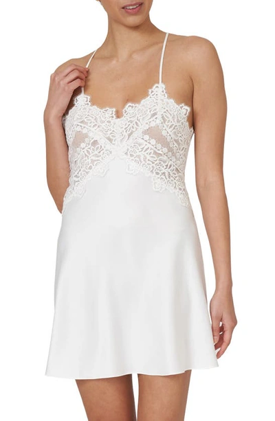 Rya Collection Rosey Chemise Nightgown In Ivory