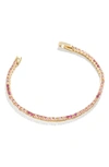 Baublebar Bennett Crystal Bracelet In Pink Ombre
