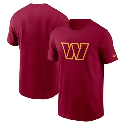 Nike Men's Dri-fit Logo Legend (nfl Washington Commanders) T-shirt In Burgundy