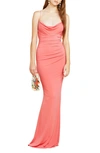 KATIE MAY SURREAL RUCHED SIDE GOWN