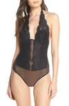B.tempt'd By Wacoal Ciao Bella Thong Bodysuit In Night