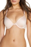 B.tempt'd By Wacoal Future Foundations Front-close Racerback Bra In Rose Smoke