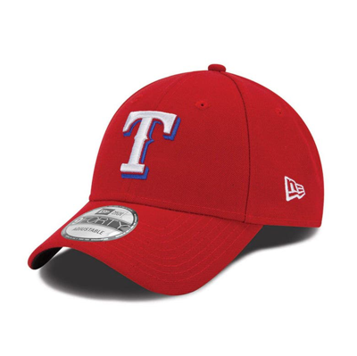 New Era Men's Red Texas Rangers League 9forty Adjustable Hat In Red/white
