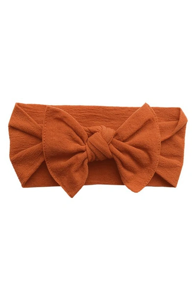 Baby Bling Headband In Pumpkin
