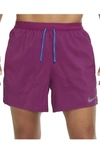 Nike Flex Stride 5 Running Shorts In Sangria