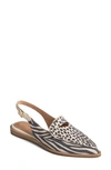Sperry Saybrook Slingback Flat In Black Multi
