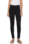 Frame The Jetset Crop Skinny Jeans In Sheen Noir