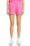 Pangaia 365 Pprmint™ Unisex Organic Cotton Sweat Shorts In Flamingo Pink