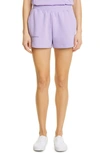 Pangaia 365 Pprmint™ Unisex Organic Cotton Sweat Shorts In Purple