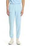 Pangaia 365 Signature Mid-rise Organic-cotton Jogging Bottoms In Blue