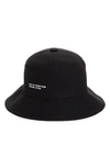 Pangaia Organic Cotton Bucket Hat In Black