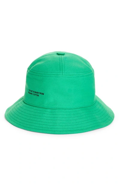 Pangaia Organic Cotton Bucket Hat In Green