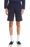 Pangaia 365 Pprmint™ Unisex Organic Cotton Sweat Shorts In Navy