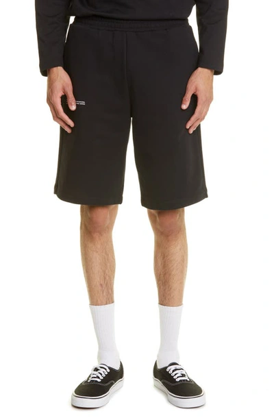 Pangaia 365 Pprmint™ Unisex Organic Cotton Sweat Shorts In Black