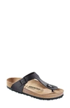 Birkenstock Gizeh Birko-flor Flip Flop In Black