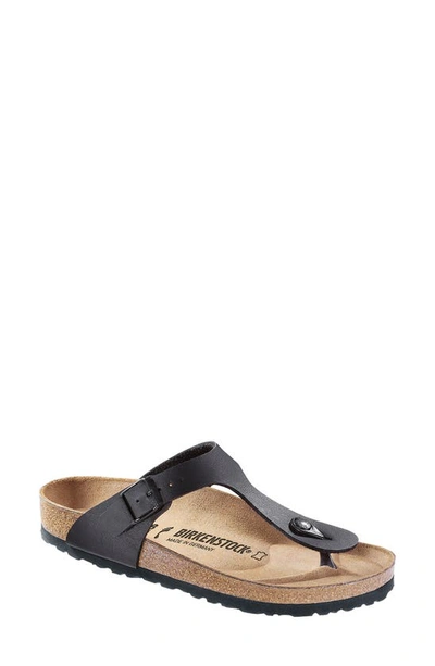 Birkenstock Gizeh Birko-flor Flip Flop In Black