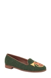 BYPAIGE NEEDLEPOINT FOX & HORN FLAT