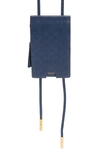 Ashya Heritage Checker Bolo Crossbody Bag In Sea
