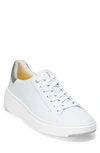 Cole Haan Grandpro Topspin Sneaker In Optic White/ Silver