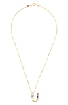 SORRELLI MONOGRAM CHARM NECKLACE