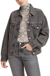 Levi's Women's Original Corduroy Trucker With Sherpa Lining In Be Kind Rewind