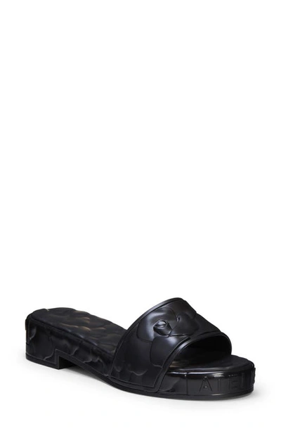 Valentino Garavani Black 03 Rose Edition Atelier Heeled Sandals In 0no Nero