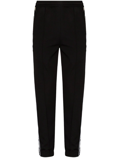 Givenchy Logo Side Stripes Track Pants In Black