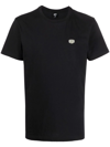 Deus Ex Machina Logo-patch Cotton T-shirt In Black