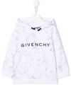 GIVENCHY LOGO-PRINT COTTON HOODIE