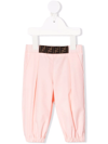 FENDI LOGO-WAISTBAND TROUSERS