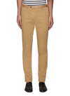 Pt Torino Slim Fit Cotton Twill Chino Pants In Neutral