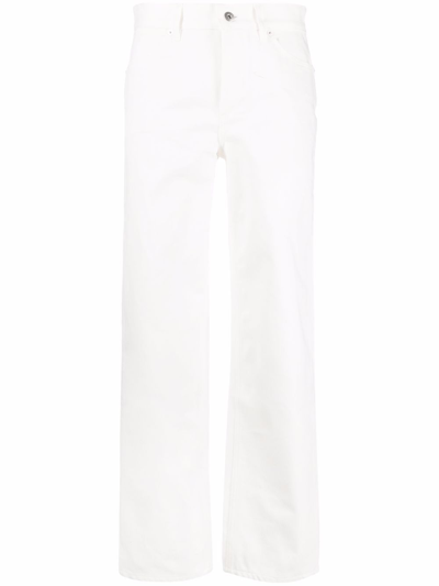 Jil Sander Cotton Jeans In White