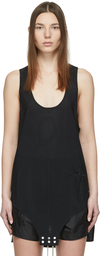 Rick Owens Black Champion Edition Basketball Tank Top
