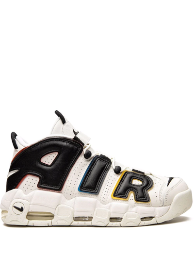 Nike Off-white More Uptempo 96 Sneakers In Sail/sail/team Orange/black