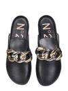 N°21 MULES WITH OVERSIZED CHAIN