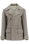 Maison Margiela Padded Blazer In Khaki