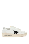 Golden Goose Stardan 10283 Logo-embossed Leather And Mesh Low-top Trainers In White