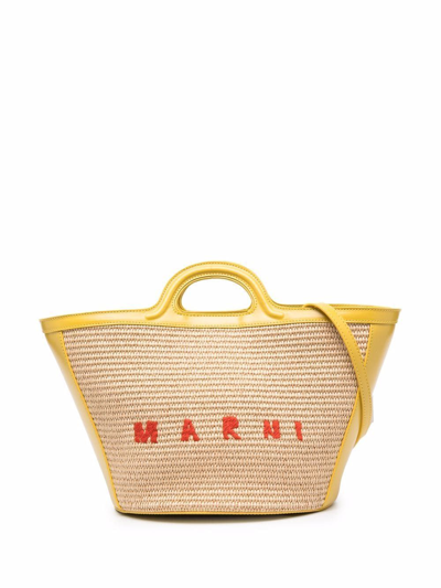 Marni Women's Beige Cotton Handbag