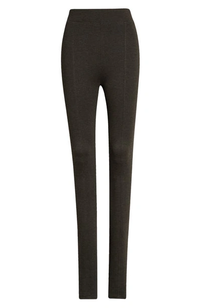 Rag & Bone Brigetta Seamed Leggings In Charc