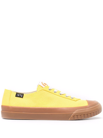 Camper Camaleon 1975 Flatform Trainers In Yellow