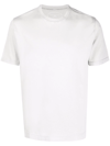 Fedeli Man Basic T-shirt In White Organic Cotton
