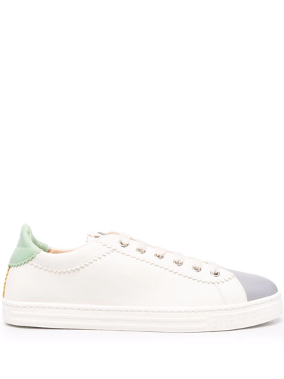 Agl Attilio Giusti Leombruni Sade Panelled Trainers In White