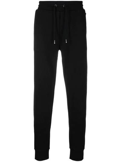 Hugo Boss Slim-cut Cotton Track Pants In Black (black)
