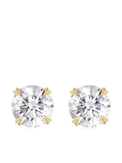 Pragnell 18kt Yellow Gold Windsor 2.00ct Diamond Stud Earrings