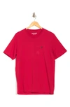 True Religion Chest Logo Cotton Crew Neck T-shirt In Ruby Red