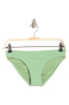 Billabong Sea Through Me Tan Lines Lowrider Bikini Bottoms In Safari Green