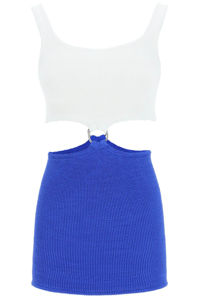 blue dress for baby girl Beautiful Royal Blue Long Mermaid High-neck Sequined Formal Prom Dress main image 1