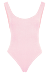 Reina Olga Ruby Scrunch Swimsuit In Pastel Pink